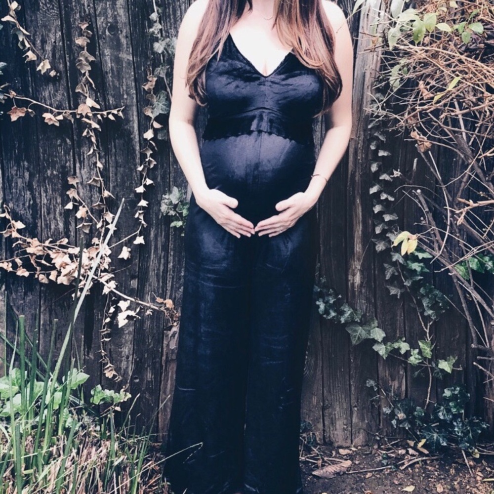Black Velvet Jumpsuit